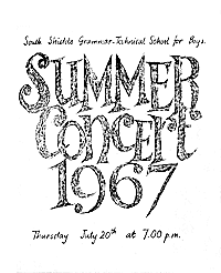 Summer Concert 1967 - Front cover